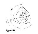 Termostat,lichid racire WAHLER 4144.92D