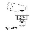 Termostat,lichid racire WAHLER 4178.92D