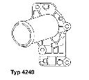 Termostat,lichid racire WAHLER 4249.71D</br>Piesa auto pentru Termostat/ Garnitura