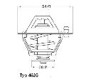 Termostat,lichid racire WAHLER 4638.76D