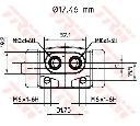 Cilindru receptor frana TRW BWC196