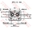 Cilindru receptor frana TRW BWC197