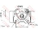 Cilindru receptor frana TRW BWD271