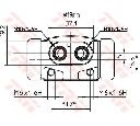 Cilindru receptor frana TRW BWD287