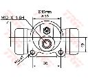 Cilindru receptor frana TRW BWD326