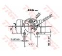 Cilindru receptor frana TRW BWF118</br>Piesa auto pentru Sistem de franare