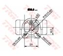 Cilindru receptor frana TRW BWF157</br>Piesa auto pentru Sistem de franare