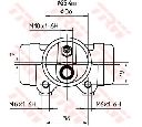 Cilindru receptor frana TRW BWL204