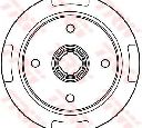 Tambur frana TRW DB4133