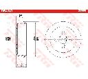 Tambur frana TRW DB4343