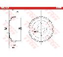Tambur frana TRW DB4349