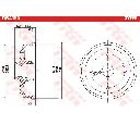 Tambur frana TRW DB4350</br>Piesa auto pentru Frana tambur