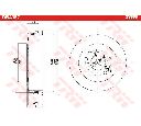 Tambur frana TRW DB4357