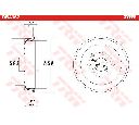 Tambur frana TRW DB4362