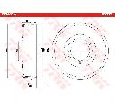 Tambur frana TRW DB4374