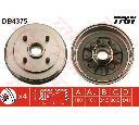 Tambur frana TRW DB4375</br>Piesa auto pentru Frana tambur