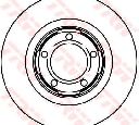 Disc frana TRW DF1733