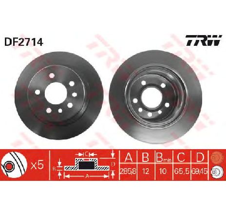 Disc frana QWP WBD419</br>Piesa auto pentru Frana disc Disc frana QWP WBD419</br>Piesa auto pentru Frana disc