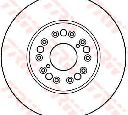 Disc frana TRW DF4015