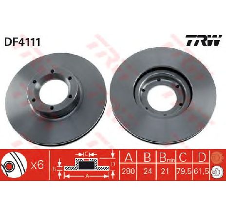 Disc frana QWP WBD227</br>Piesa auto pentru Frana disc Disc frana QWP WBD227</br>Piesa auto pentru Frana disc