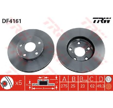 Disc frana QWP WBD230</br>Piesa auto pentru Frana disc Disc frana QWP WBD230</br>Piesa auto pentru Frana disc
