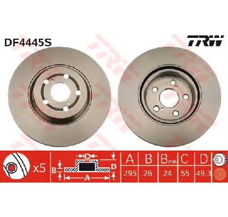 Disc frana QWP WBD344</br>Piesa auto pentru Frana disc Disc frana QWP WBD344</br>Piesa auto pentru Frana disc
