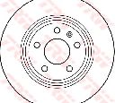 Disc frana TRW DF4848
