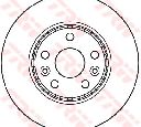 Disc frana TRW DF6110</br>Piesa auto pentru Frana disc