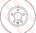 Disc frana TRW DF6124S