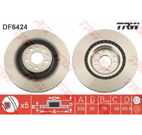 Disc frana QWP WBD509</br>Piesa auto pentru Frana disc Disc frana QWP WBD509</br>Piesa auto pentru Frana disc