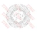 Disc frana TRW DF7973</br>Piesa auto pentru KIA SORENTO II (XM)  2.4 GDI