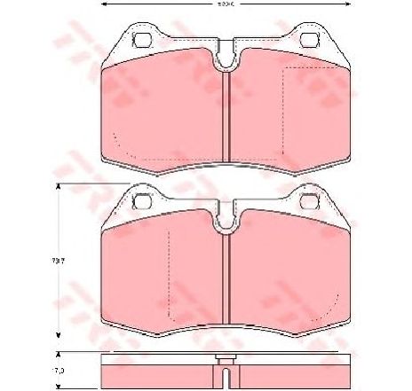 Set placute frana,frana disc TRW GDB1269</br>Piesa auto pentru Frana disc Set placute frana,frana disc TRW GDB1269</br>Piesa auto pentru Frana disc