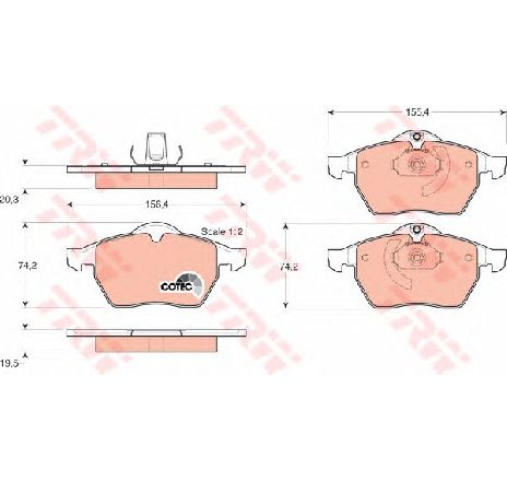 Set placute frana,frana disc TRW GDB1271</br>Piesa auto pentru Frana disc Set placute frana,frana disc TRW GDB1271</br>Piesa auto pentru Frana disc
