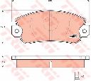 Set placute frana,frana disc TRW GDB1297</br>Piesa auto pentru Frana disc