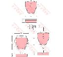 Set placute frana,frana disc TRW GDB1371</br>Piesa auto pentru Frana disc