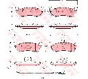 Set placute frana,frana disc TRW GDB1456