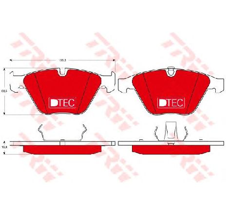 Set placute frana,frana disc TRW GDB1498DTE</br>Piesa auto pentru Frana disc Set placute frana,frana disc TRW GDB1498DTE</br>Piesa auto pentru Frana disc