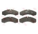 Set placute frana,frana disc TRW GDB1534