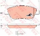 Set placute frana,frana disc TRW GDB1552</br>Piesa auto pentru Frana disc Set placute frana,frana disc TRW GDB1552</br>Piesa auto pentru Frana disc