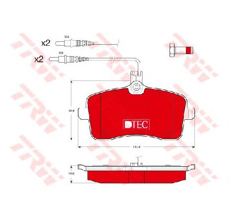 Set placute frana,frana disc TRW GDB1594DTE</br>Piesa auto pentru Frana disc Set placute frana,frana disc TRW GDB1594DTE</br>Piesa auto pentru Frana disc