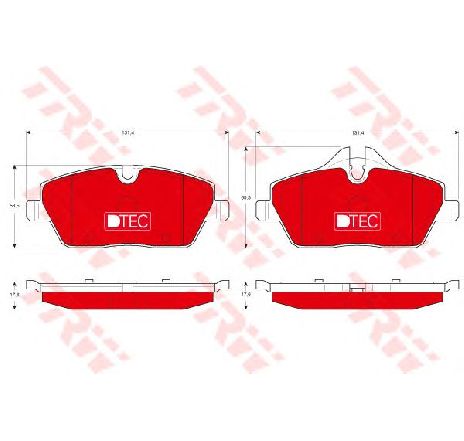 Set placute frana,frana disc TRW GDB1611DTE</br>Piesa auto pentru Frana disc Set placute frana,frana disc TRW GDB1611DTE</br>Piesa auto pentru Frana disc
