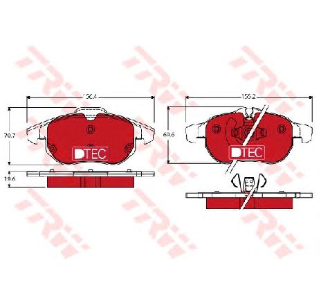 Set placute frana,frana disc TRW GDB1613DTE</br>Piesa auto pentru Frana disc Set placute frana,frana disc TRW GDB1613DTE</br>Piesa auto pentru Frana disc