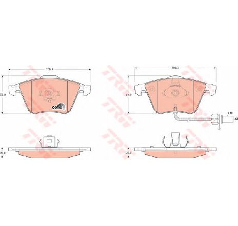 Set placute frana,frana disc TRW GDB1659</br>Piesa auto pentru Frana disc Set placute frana,frana disc TRW GDB1659</br>Piesa auto pentru Frana disc