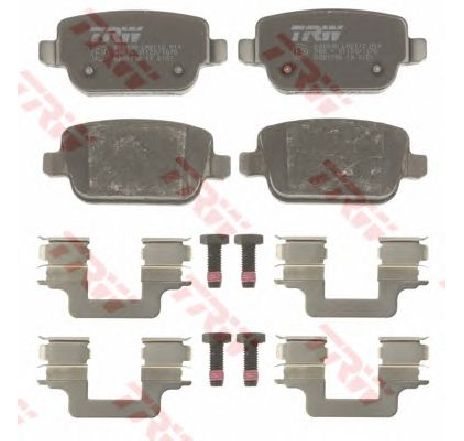 Set placute frana,frana disc TRW GDB1708 Set placute frana,frana disc TRW GDB1708