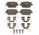 Set placute frana,frana disc TRW GDB1709 Set placute frana,frana disc TRW GDB1709