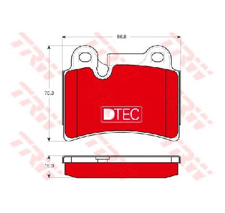Set placute frana,frana disc TRW GDB1722DTE</br>Piesa auto pentru Frana disc Set placute frana,frana disc TRW GDB1722DTE</br>Piesa auto pentru Frana disc