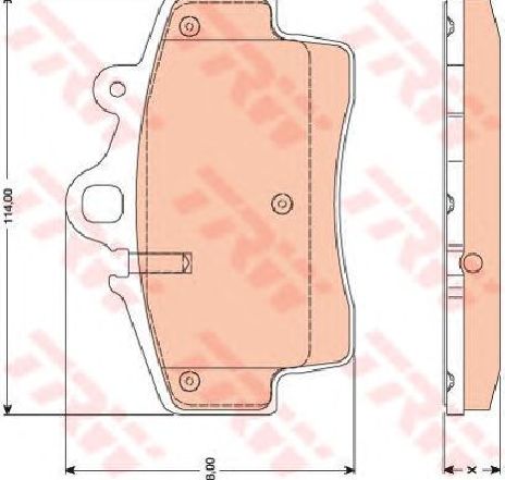 Set placute frana,frana disc TRW GDB1756</br>Piesa auto pentru Frana disc Set placute frana,frana disc TRW GDB1756</br>Piesa auto pentru Frana disc