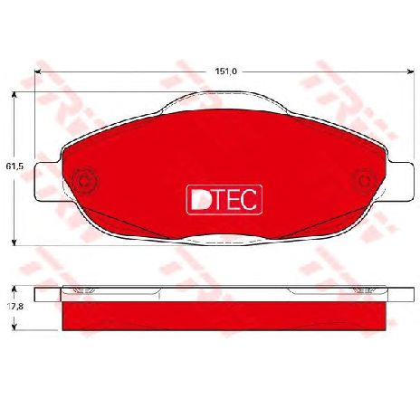 Set placute frana,frana disc TRW GDB1761DTE</br>Piesa auto pentru Frana disc Set placute frana,frana disc TRW GDB1761DTE</br>Piesa auto pentru Frana disc