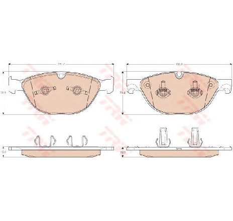 Set placute frana,frana disc TRW GDB1963</br>Piesa auto pentru Frana disc Set placute frana,frana disc TRW GDB1963</br>Piesa auto pentru Frana disc