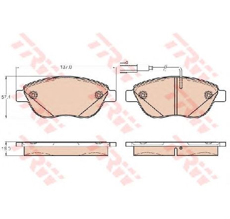 Set placute frana,frana disc TRW GDB2001</br>Piesa auto pentru Frana disc Set placute frana,frana disc TRW GDB2001</br>Piesa auto pentru Frana disc